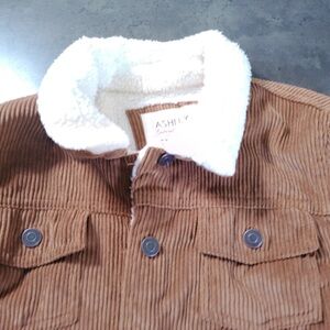 Ashley By 26 International Cream and Brown Jacket